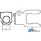 A & I Products Tractor Yoke, Splined 1 3/8" - 6 Spline w/ QDP 3" x5" x6" A-BP507170351-A - alternate 4